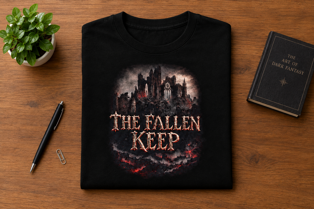 The Fallen Keep Tee | Dark Fantasy Graphic Shirt