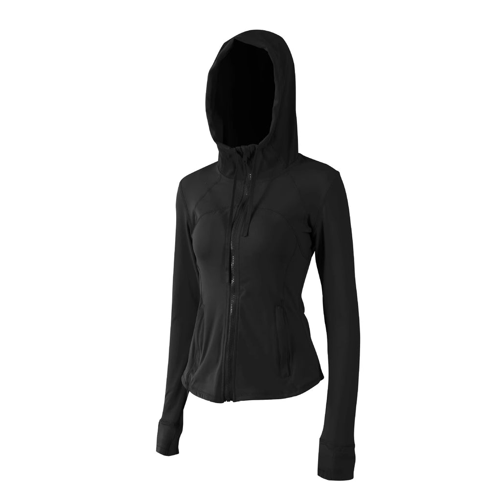 Lu's Slim-Fitting Jacket Defina Stand-Up Collar Jacket Yoga Wear Long-Sleeved Jacket Fitness Running Sports Sun Protection