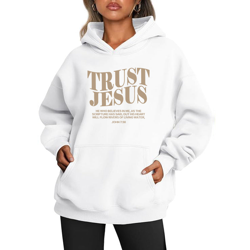 Amazon Cross-Border European and American Export Women's Clothing Surfaceized Autum New Women's Sweatshirt Hoodie with Mouth