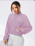 Cross-Border Yoga Jacket Mesh Sports Top Breathable Fashionable Versatile Simple Solid Color Lightweight Stylish Versatile