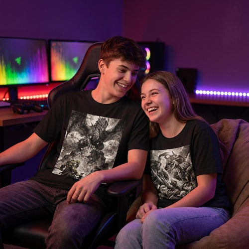 Dragon Mountain Warriors Graphic Tee | FRAYLEI